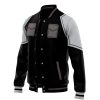 Anti Kaiju Defense Force KN8 Varsity Jacket F RIGHT Mockup - Kaiju No. 8 Store