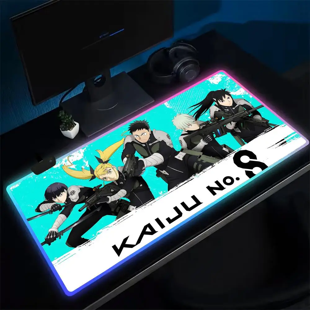 Kaiju No.8 Main Character Line RGB Mousepad