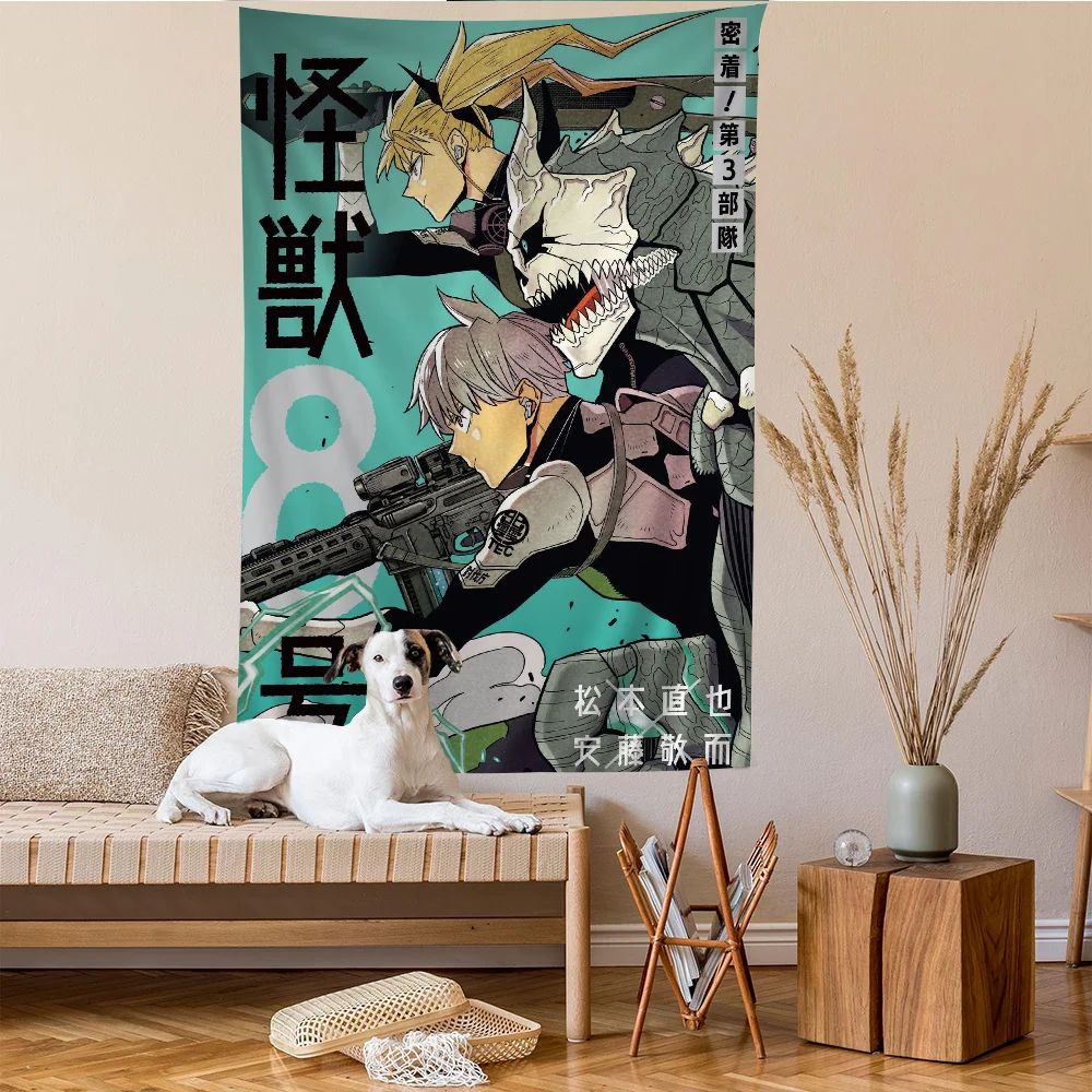 Kaiju No.8 Reno Ichikawa With Kikoru Shinomiya Tapestry