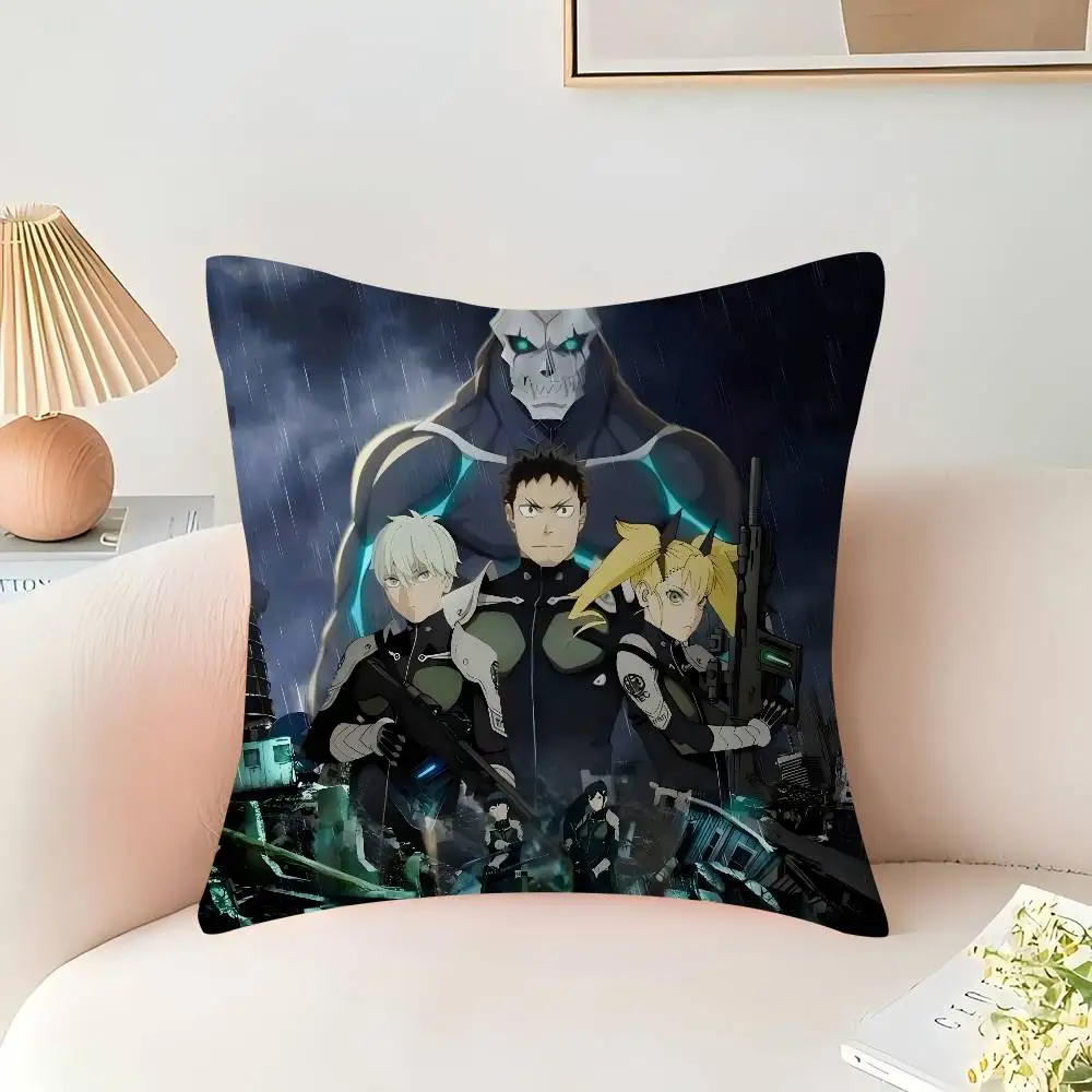 Kaiju No. 8 Kafka with Reno And Kikoru Pillowcase