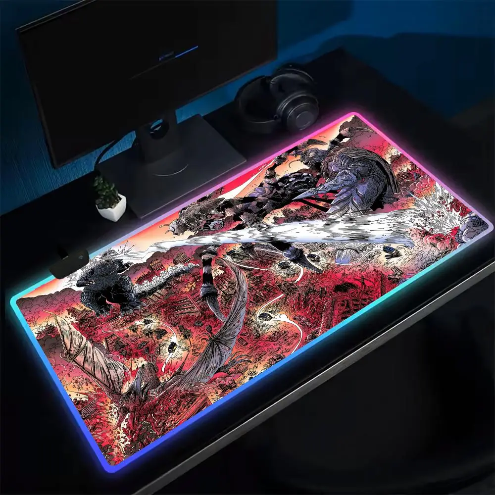 Kaiju No. 8 Chaotic Force RGB Mousepad