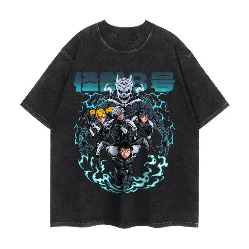 Kaiju No. 8 Dark Shadow Washed T-Shirts