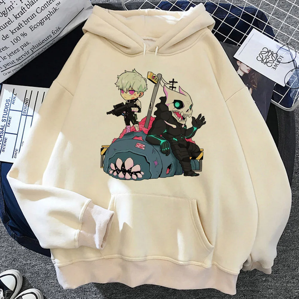 Anime Kaiju No 8 Chibi Kafka And  Reno Ichikawa Hoodie