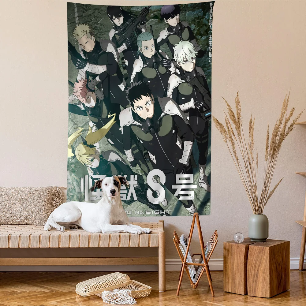 Kaiju No.8 Main Characters Tapestry