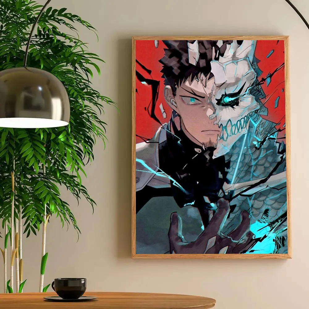 Anime Kaiju No 8 Kafka Hibino Two Face Wall Art