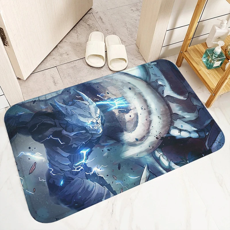 Kaiju No. 8 Iron Will Kafka Hibino Bath Mat