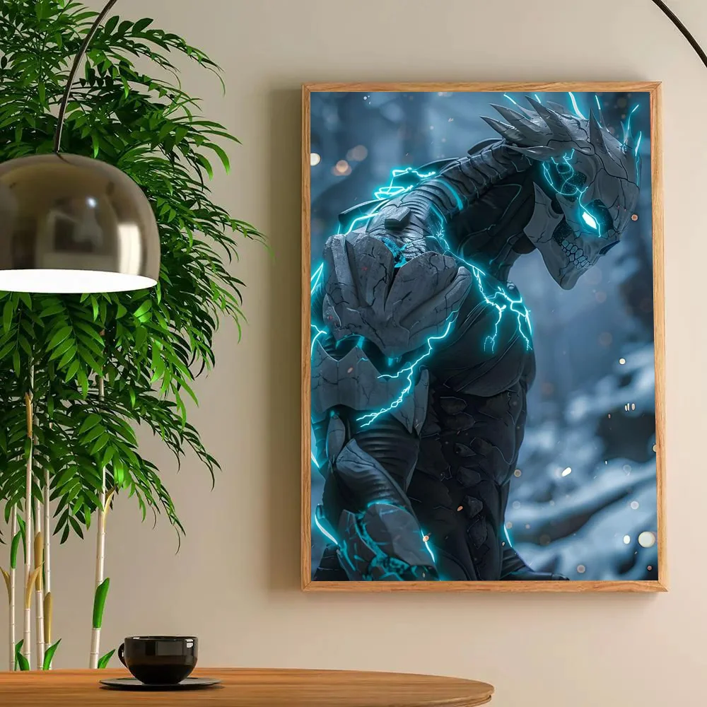 Anime Kaiju No 8 Shadow Hunter  Wall Art