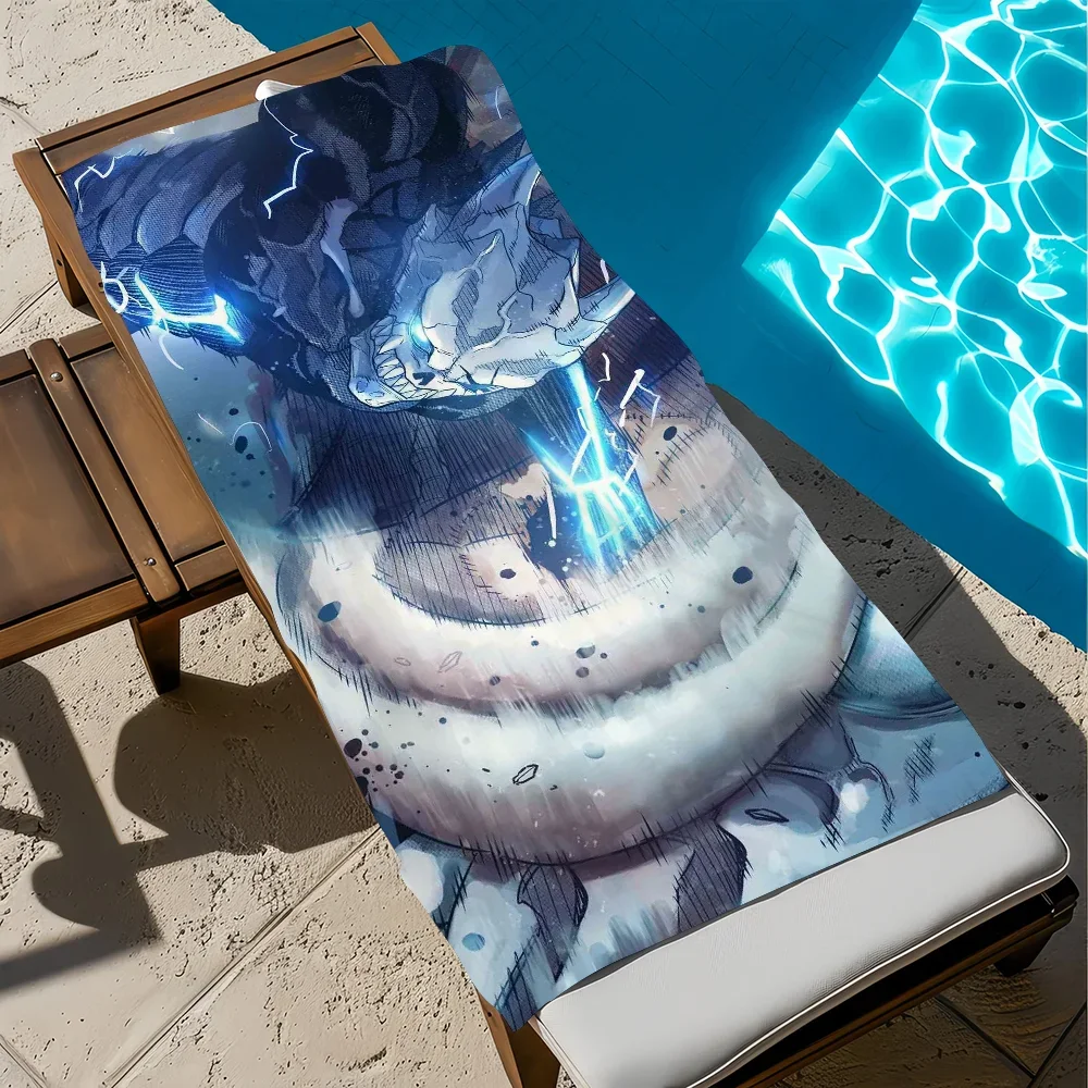 Fearsome Monster Kafka Kaiju No. 8 Beach Towel