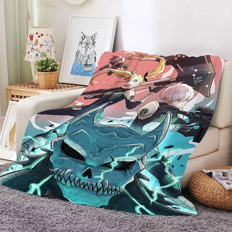 Kaiju No.8  Hibino With Kikoru Shinomiya Blanket
