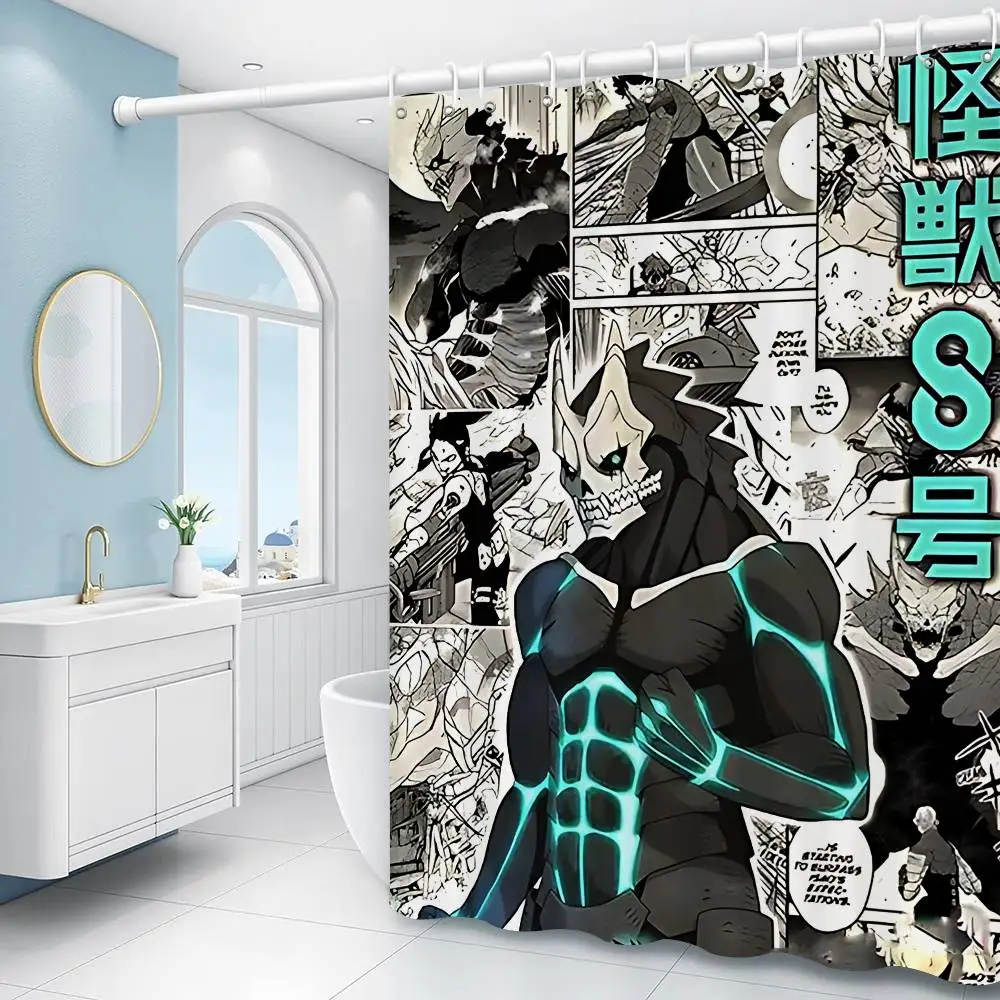 Anime Kaiju No.8 Hot Design  Shower Curtain