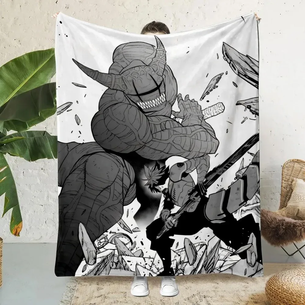 Kaiju No.8 Black And White  Blanket