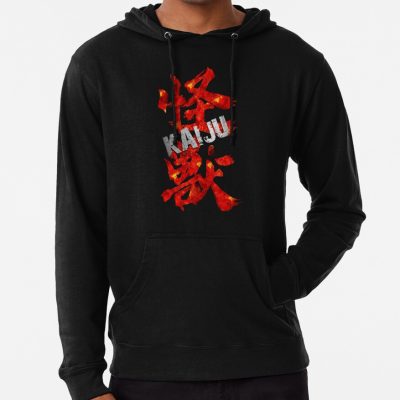 Monster Kaiju Kanji In Fire Hoodie
