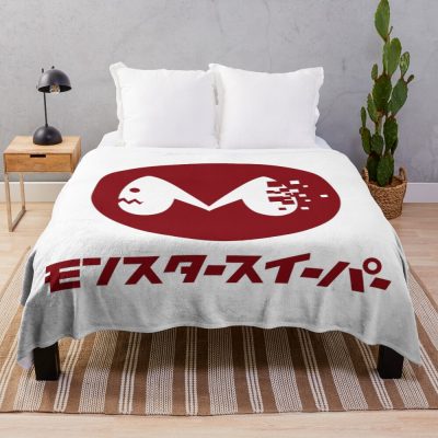Kaiju No. 8 Monster Cleaner Logo Throw Blanket