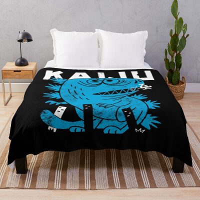 Kaiju No. 8 City Under Attack Throw Blanket