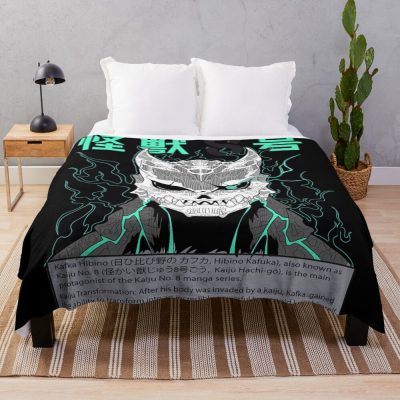 Kaiju No. 8 Kafka Hibino Graphic Throw Blanket