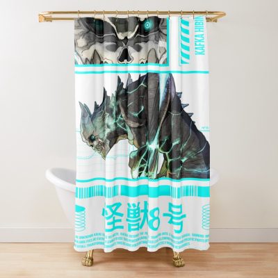 Kaiju No. 8 Monster Design Shower Curtain