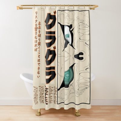 Kaiju No. 8 Awakening Eyes Kafka Hibino Shower Curtain