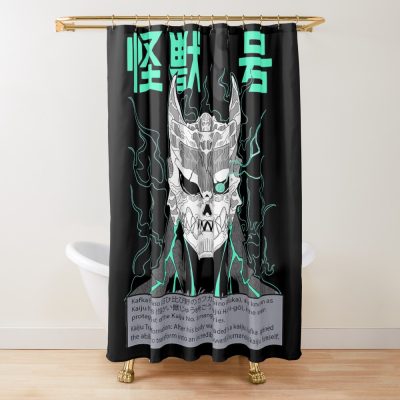 Kaiju No. 8 Kafka Hibino Graphic Shower Curtain