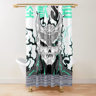 Kaiju No. 8 Kafka Hibino Art Shower Curtain
