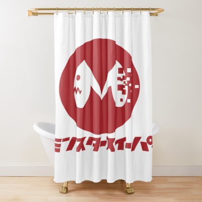 Kaiju No. 8 Red Logo Shower Curtain