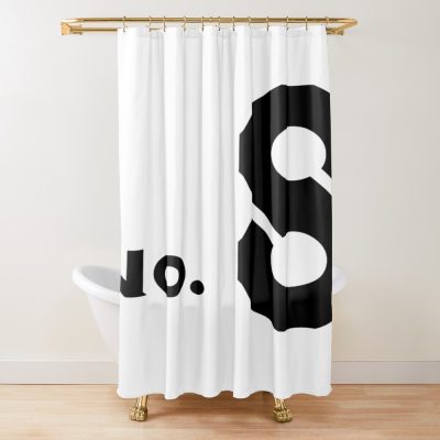 Kaiju No. 8 Number Eight Logo Shower Curtain