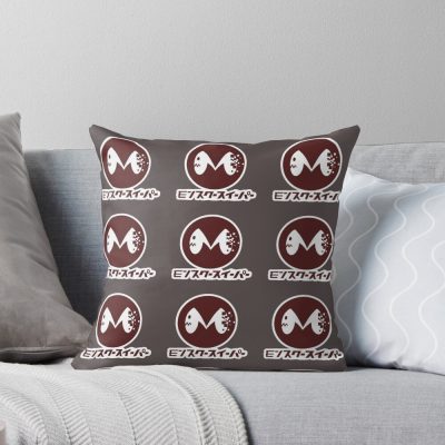 Kaiju No. 8 Clean Up Company Throw Pillow