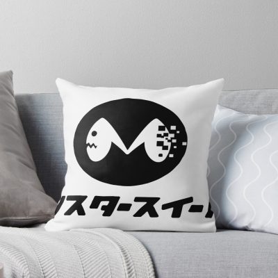Kaiju No. 8 Monster Sweeper Inc Throw Pillow