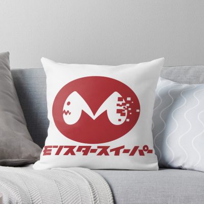 Kaiju No. 8 Red Logo Throw Pillow