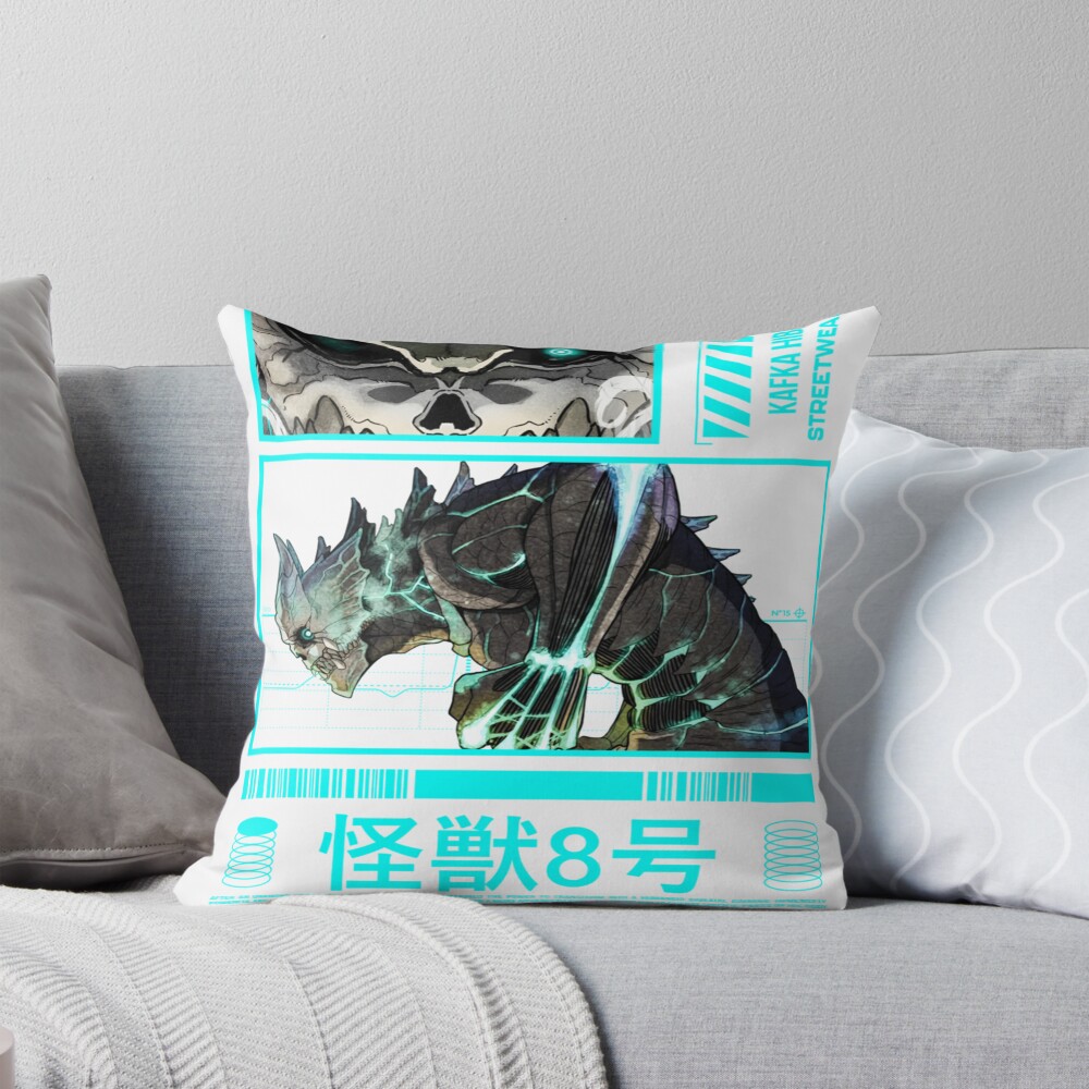 Kaiju No. 8 Monster Design Throw Pillow